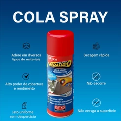 Cola Spray Permanente Dryko Cola Spray Madeira Tecidos Cola Sapatos Cola Instantanea Spray Tecidos