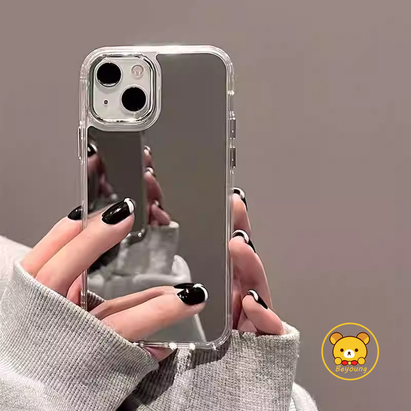 Capa De Telefone Espelhada Com Glitter Para Realme C75X C75 C63 C61 C67 C65 C55 C53 C51 C35 C33 C30 C25S C25Y C21Y C20 C