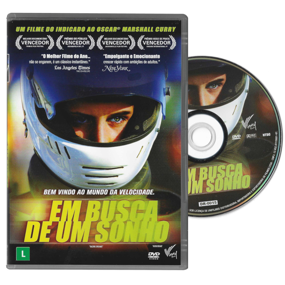 DVD Em Busca De Um Sonho - Indicado Ao Oscar Original