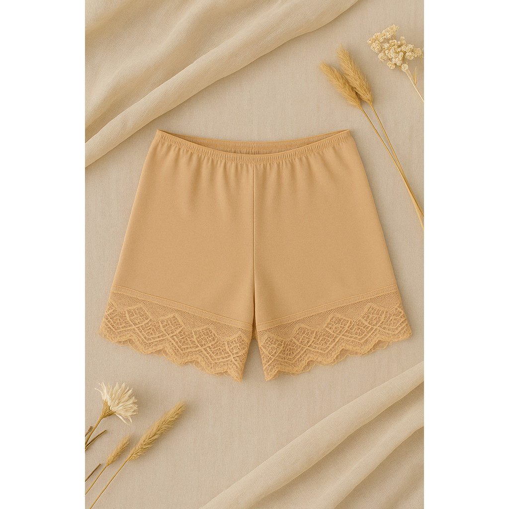 Detalhes do Kit 2 Anágua Renda Segunda Pele Feminino