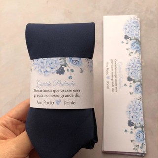 kit Tag para Gravata Padrinho | Lembrancinha Casamento   azul verde oliva rose azul serenity Marsala em Oferta na Shopee