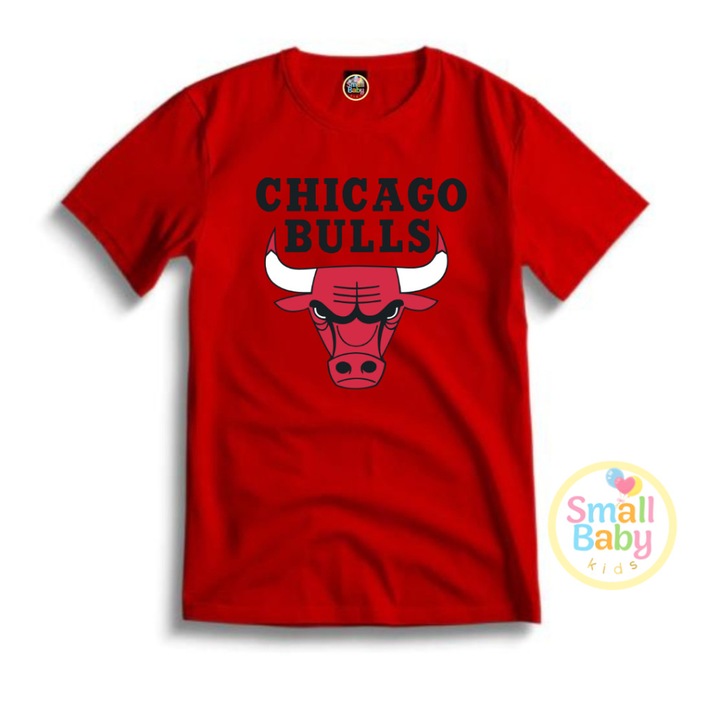 Camisa /Camiseta Infantl /Juvenil Unissex Times de Basquete USA Chicago Bulls Em Algodão