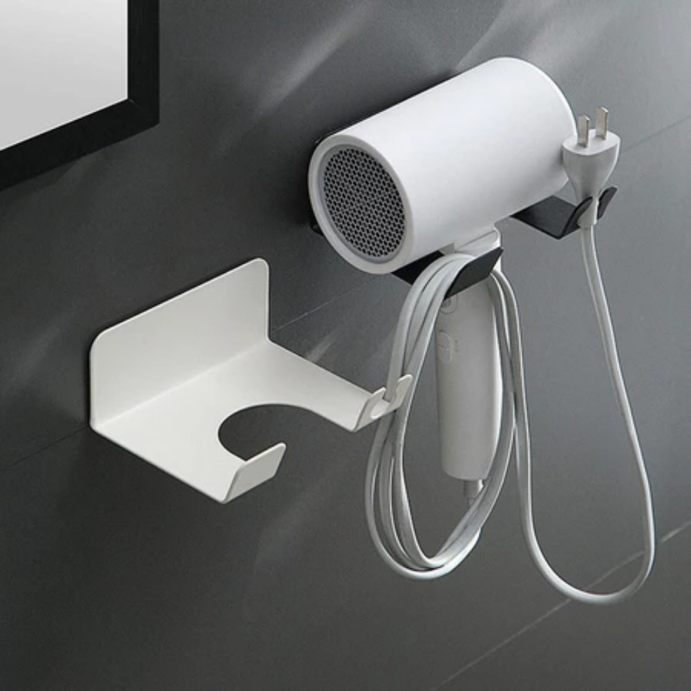 Suporte De Parede Para Secador De Cabelo Universal Resistente