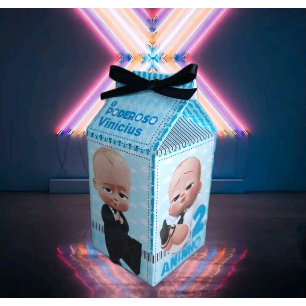 20 Caixinhas Milk Personalizadas PODEROSO CHEFINHO)