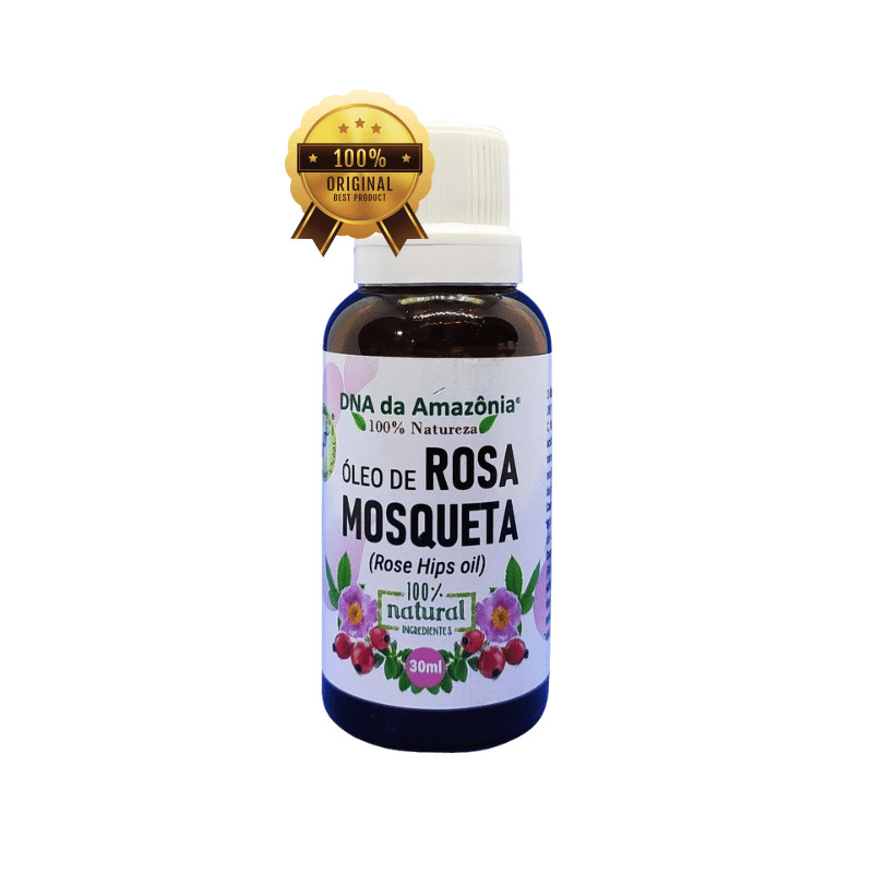 Óleo de Rosa Mosqueta 30ml | DNA da Amazônia