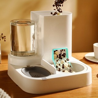 Bebedouro com Comedouro Alimentador Automático Pet Cães Gato