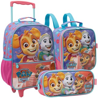 Kit Mochila Infantil Lancheira E Estojo Escolar Paw Patrol em Oferta na Shopee