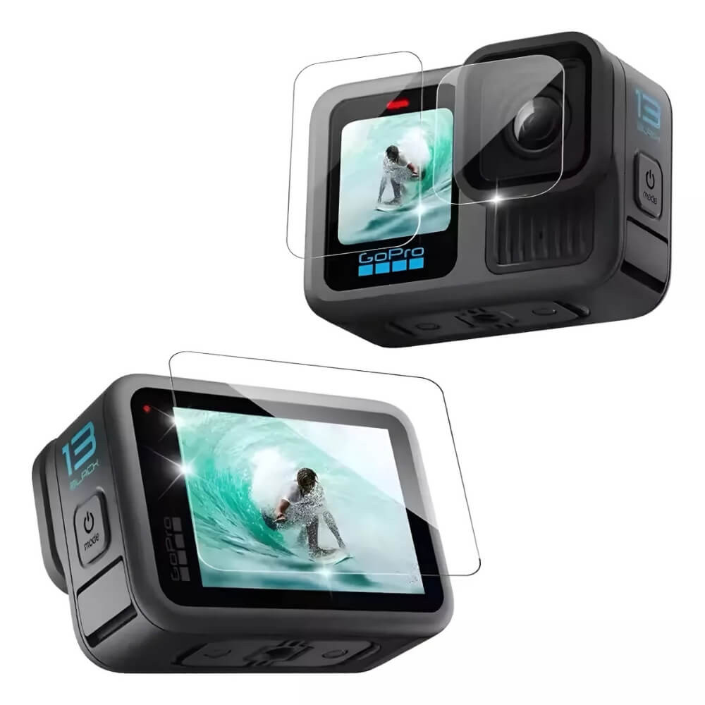 Kit de Películas de Proteção para GoPro Hero 13 Black - FunPro