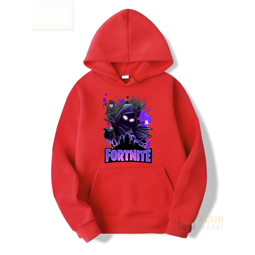 Moletom Fortnite Infantil 08 ao 16 Game Desenho Blusa Canguru Algodão Masculina Feminina Unissex