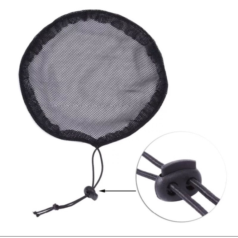 Base Tela Rede Confecção Aplique Rabo De Cavalo Afropuff Tule Coque