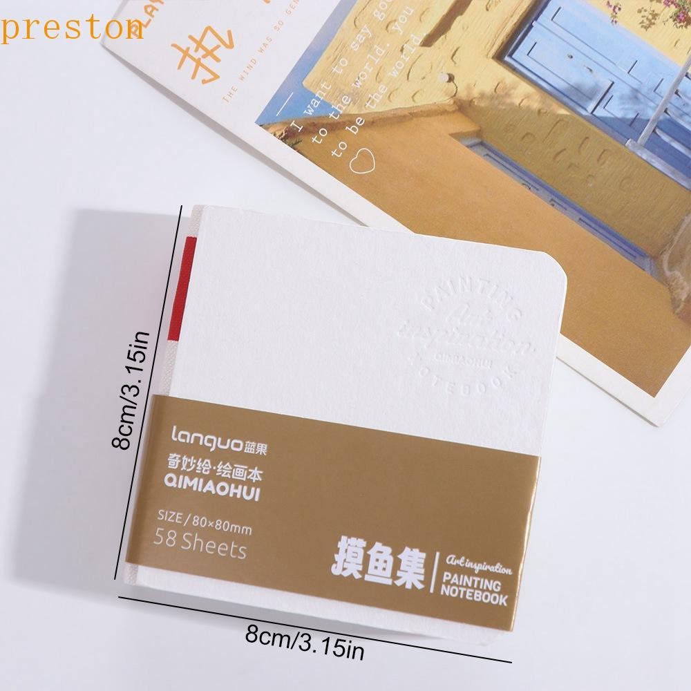 Paleta De Pintura Em Aquarela PRESTON , Mini Caixa De Pigmento Acrílica , Vazia Portátil À Prova D'água Dobrável