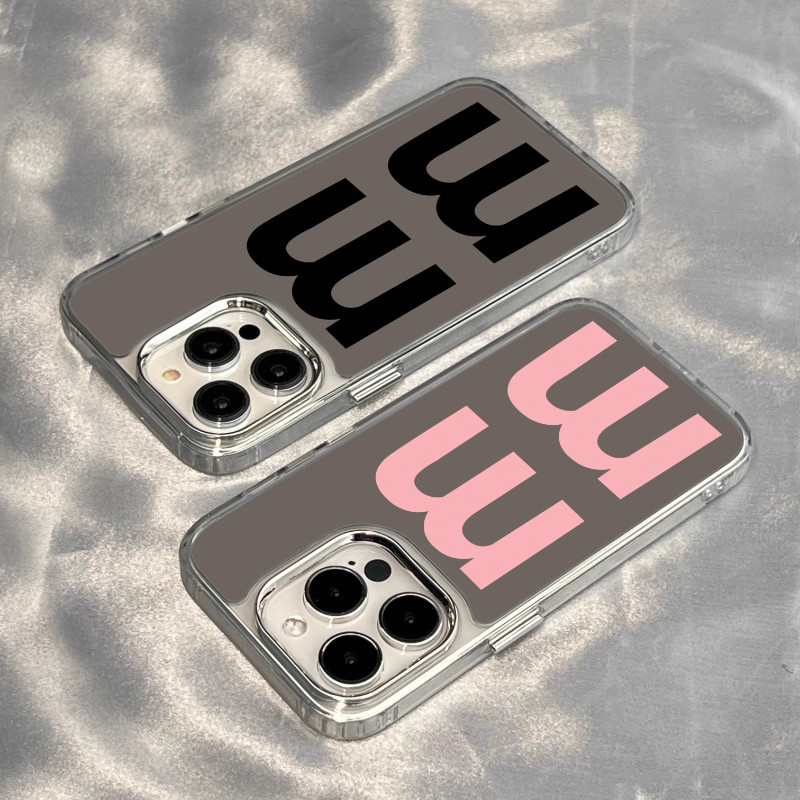 Capa Espelhada Ins Style M Para Redmi Note 15 Pro Plus 15R 15 15C 15A A7 A5 R70 R70M K90 Max K80 Ultra Turbo 5 4 3 5G 4G