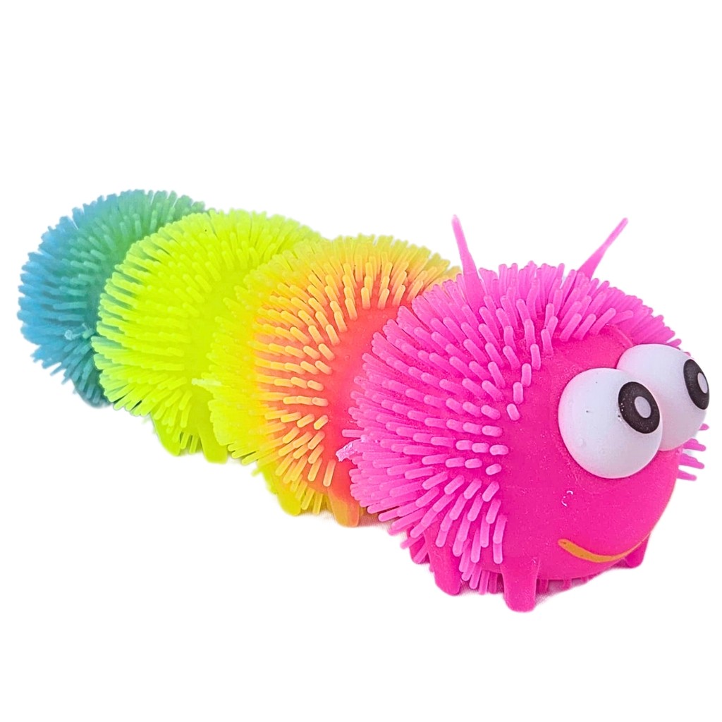 Centopéia com Luz 25 cm Gigante Estica Puxa Aperta - Castela em Oferta na Shopee