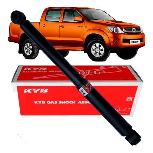 01 Amortecedor Traseiro Original Kayaba Hillux 2005 2006 2007 2008 2009 2010 2011 2012 2013 2014