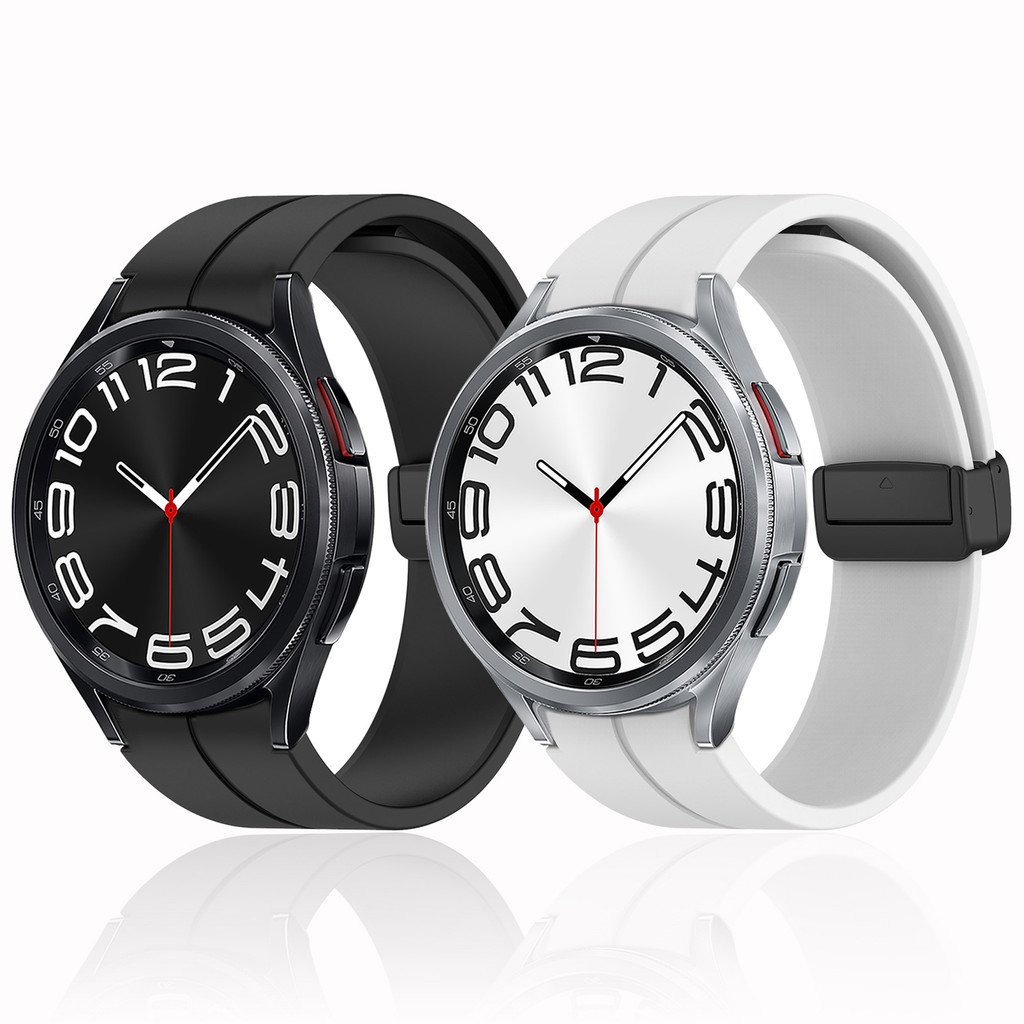 Pulseira magnética para Samsung Galaxy Watch FE 7 6 5 4 40mm 44mm Classic 46mm 47mm em Oferta na Shopee