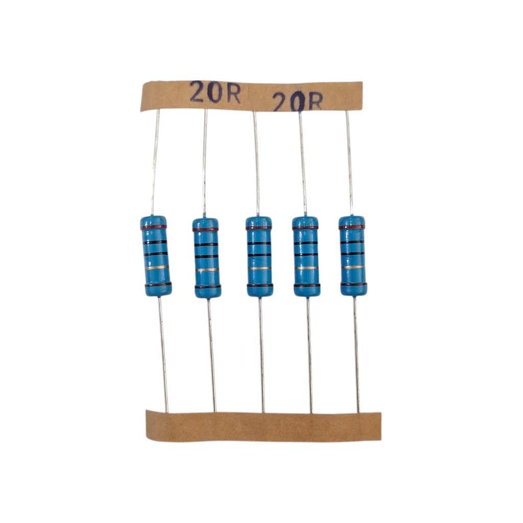 KIT 05 RESISTOR DE PRECISÃO 20R 1% 3W