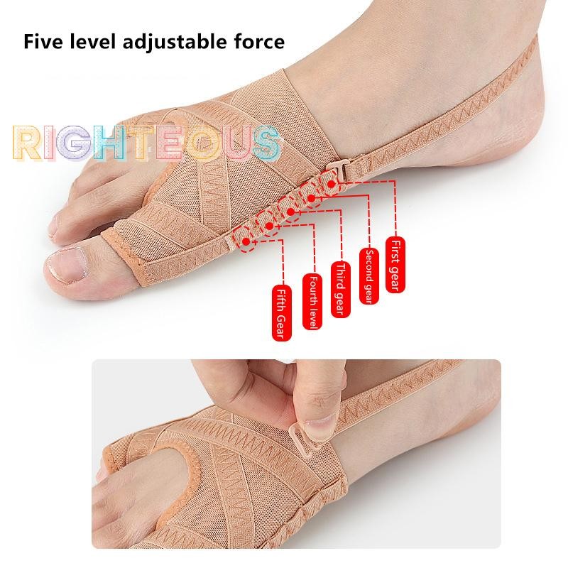 Rightrous Ajustável Hálux Valgus Joanete Corrector Ortopédico Grande Dedo Do Pé Separador Polegar Correção Pedicure Novo
