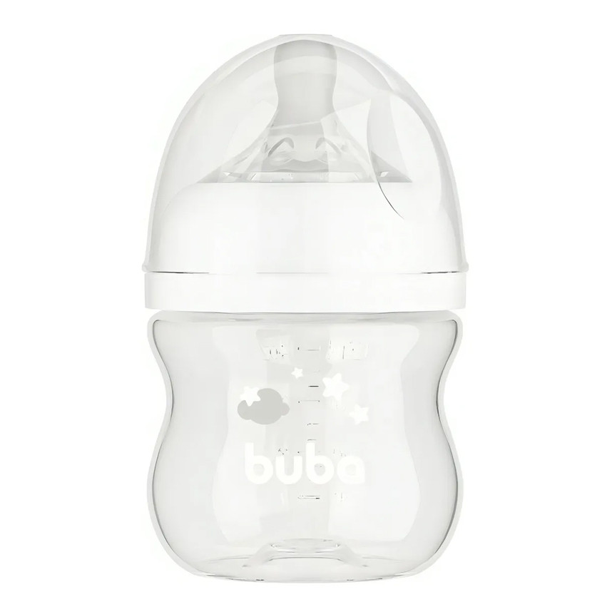 Mamadeira Buba Easy Flow Nuvem Branca 120ML em Oferta na Shopee