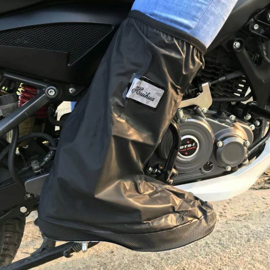Capa Chuva Sapato Impermeável Protetor Pé Tênis Calçado Adulto Moto Motoqueiro Reutilizável