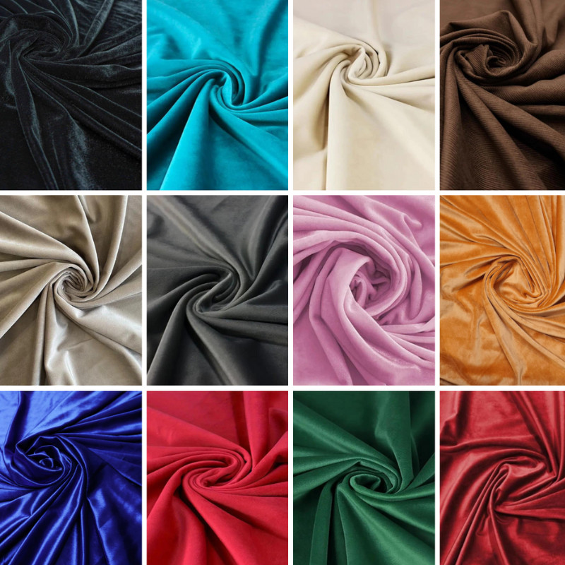 Tecido Veludo 1 Metro Liso Veneza Poliéster 1,50 Largura