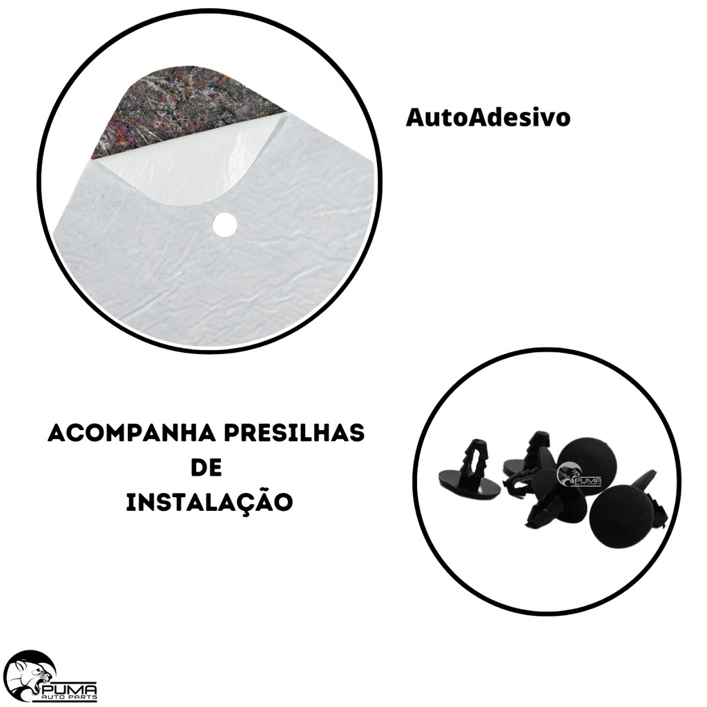 Manta Forro Capo HB20 2023 2024 2025 + Presilha — imagem 2 de 2