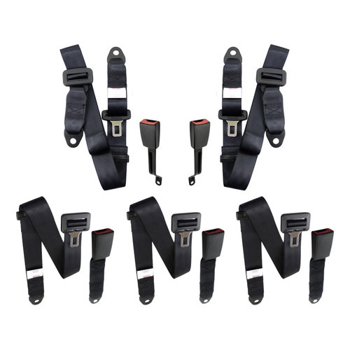 Kit Cinto Segurança Estático Dialp 3 Pontos Com 3 Abdominais