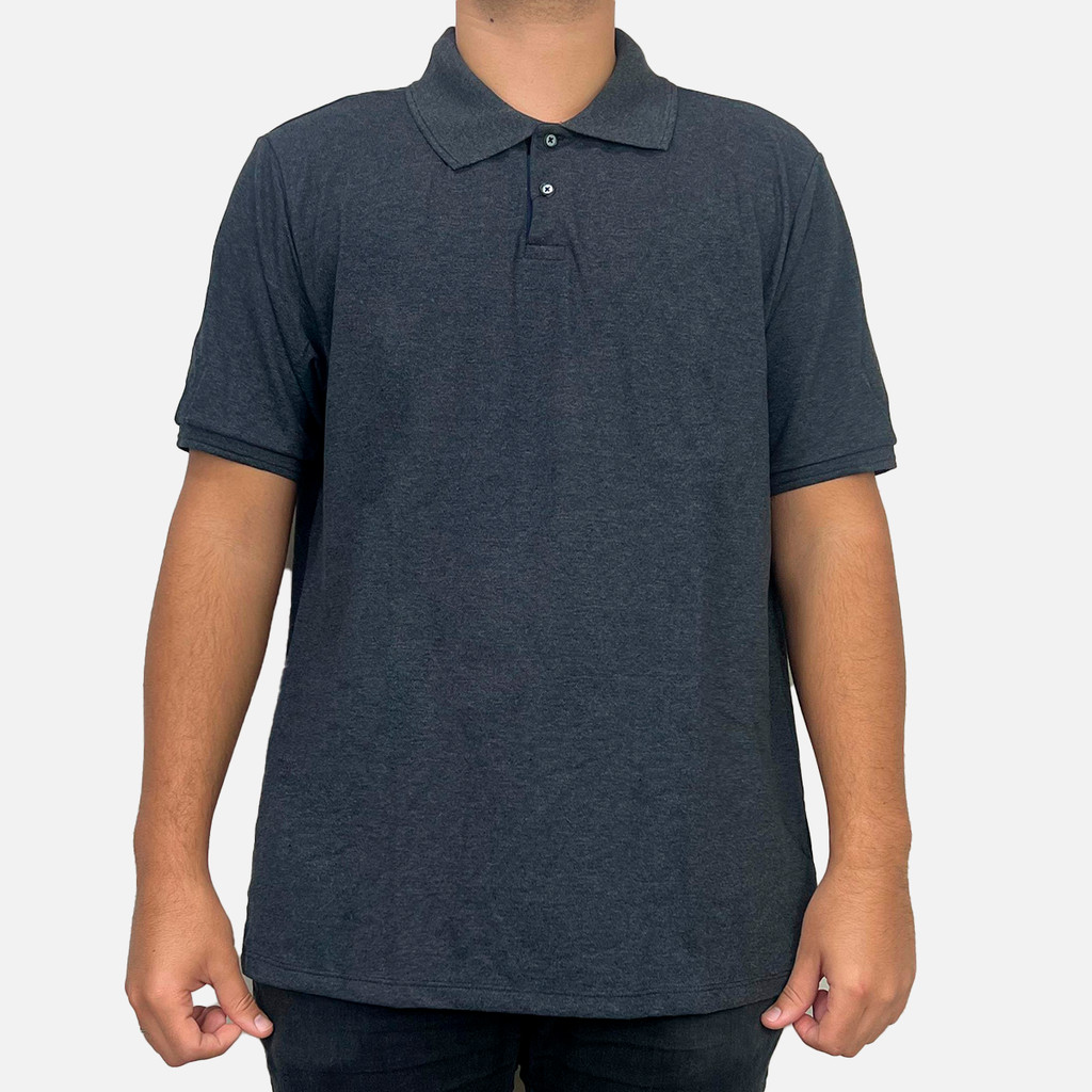 Camisa Polo Plus Size Masculina Piquet Básica Casual Confortável Ogochi - Men Clothes