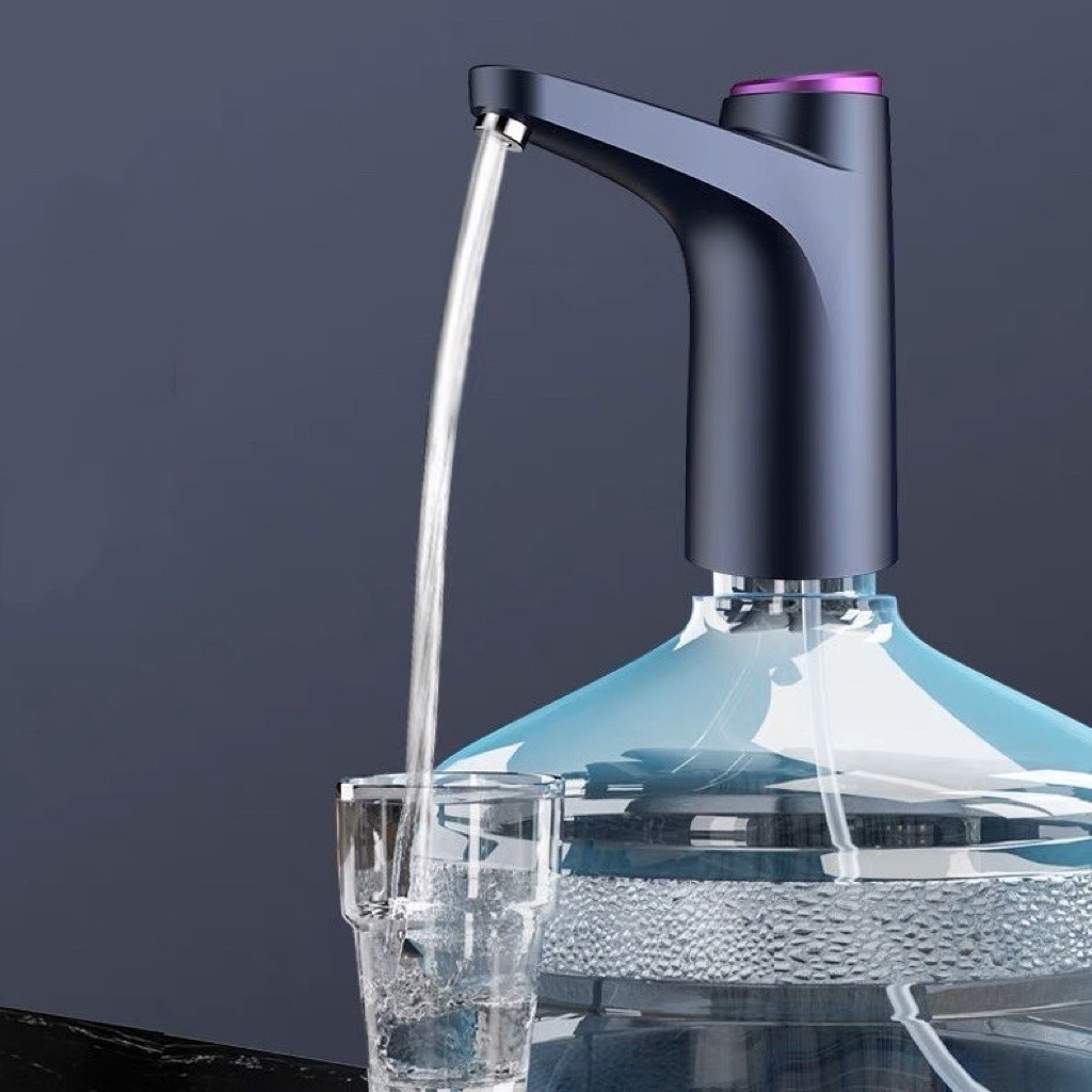 Dispenser Bomba Elétrica Garrafão Galão Água Automático Recarregável USB Luxuo