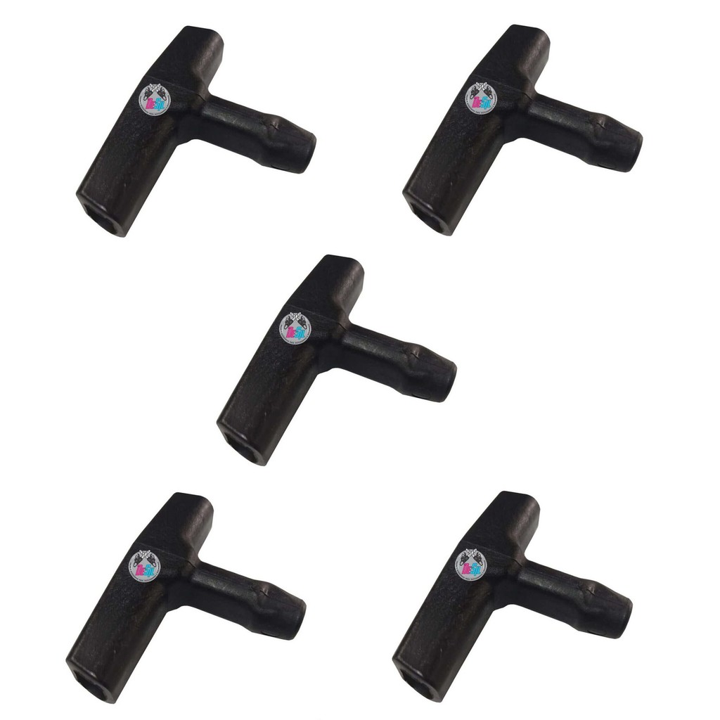 Kit com 5 Manípulo Puxador de Arranque Partida para Motosserra Roçadeira Soprador