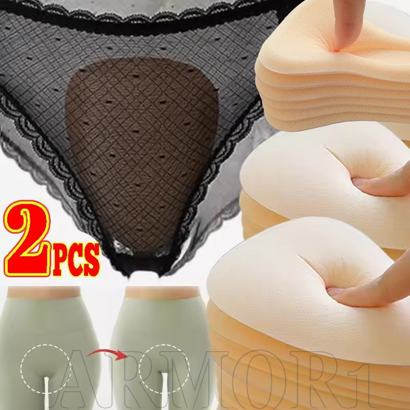 1/2 Pcs Almofadas Triangulares Femininas-Respiráveis , Sem Rastros , Anti-Exposição-Capas Protetoras De Privacidade Para