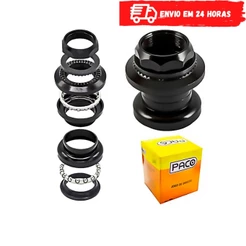 Movimento de Direção de Bicicleta Paco Standard Sueco Preto Rosca Fina P/Garfo Sundown Mode