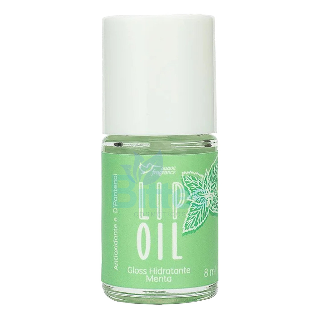Gloss Hidratante Lip Oil Menta  Suave Fragrance Hidratação
