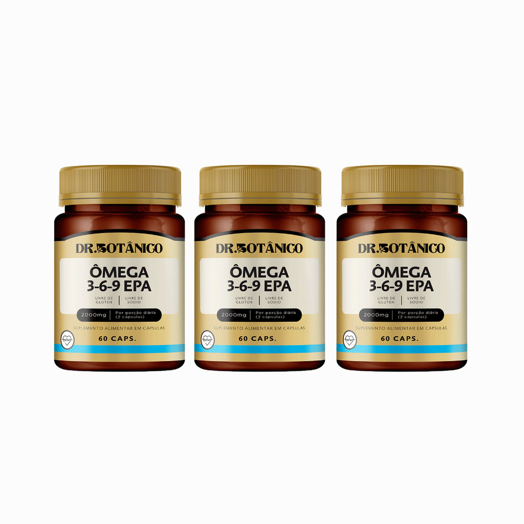 KIR 3 UN - OMEGA 3 6 9 EPA 2.000MG 60 CAPSULAS DR. BOTANICO