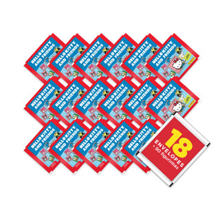 Hello Kitty and Friends - Contém 18 Envelopes (90 Figurinhas) em Oferta na Shopee