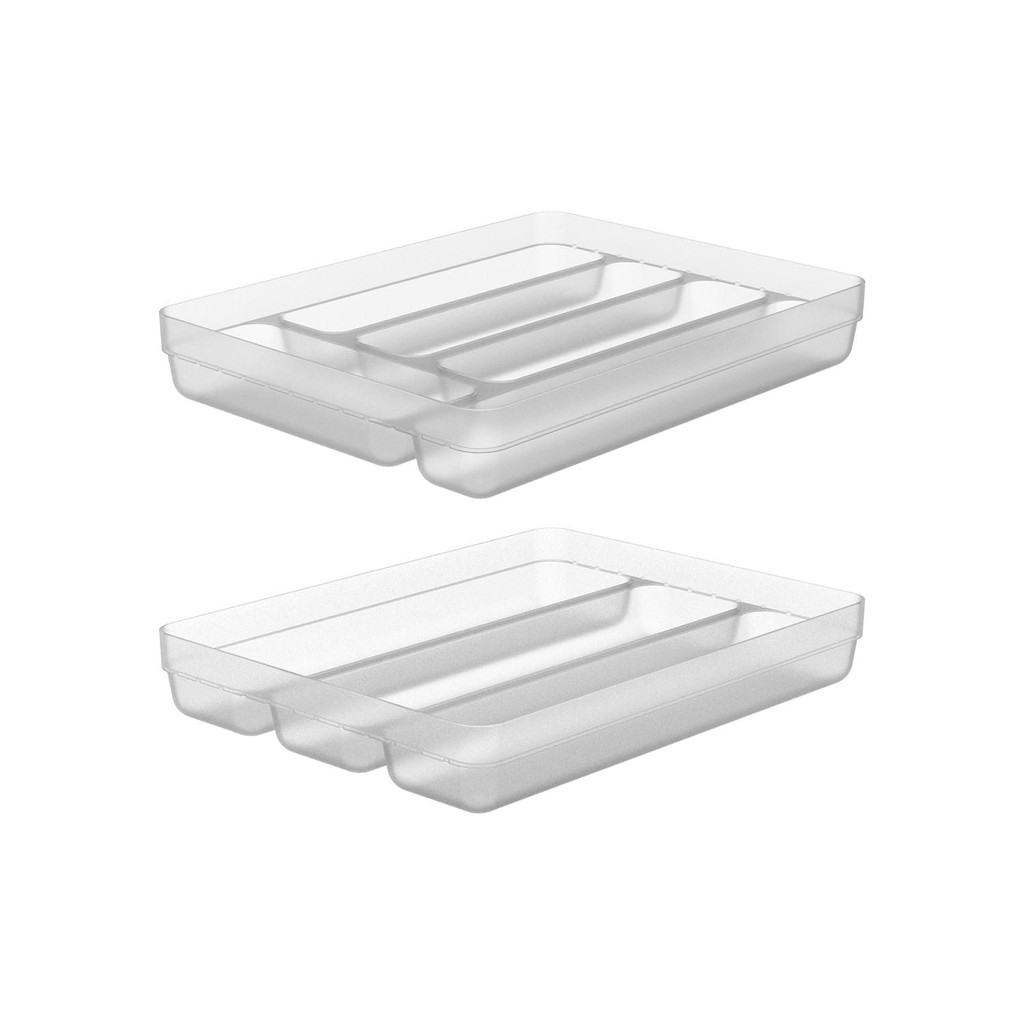 Kit de organizador de talheres e utensílios Ou 2 peças Natural em Oferta na Shopee