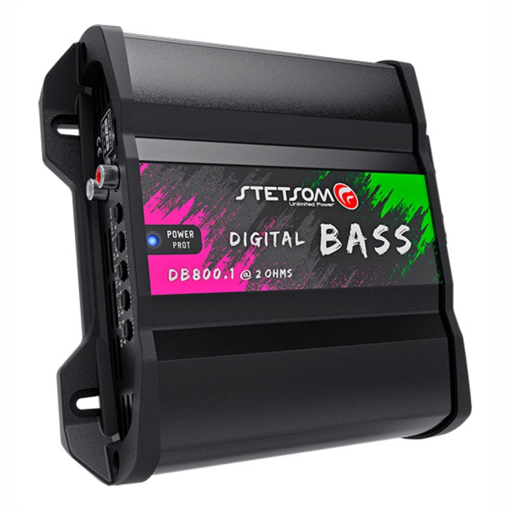 Módulo Amplificador Stetsom Digital Bass DB800.1 800 Watts 1 Canal 2 Ohms em Oferta na Shopee