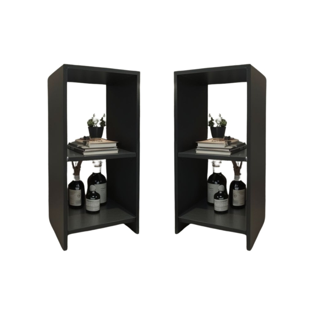 Mesa de Cabeceira KIT COM DUAS, Mesa auxiliar cama, Mesinha de Cabeceira, Mesa lateral