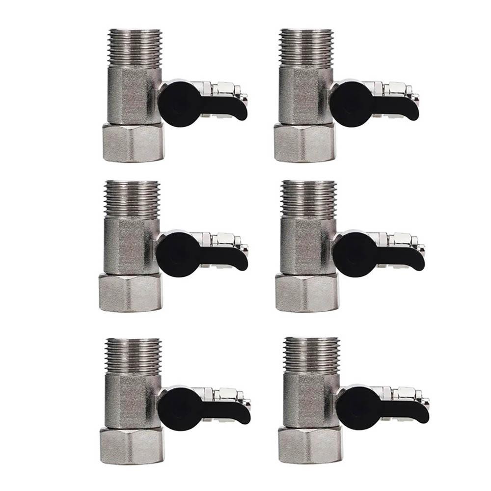 Kit 6 Adaptador/Conector Oxygen de Metal de 1/2" com saída de 1/4