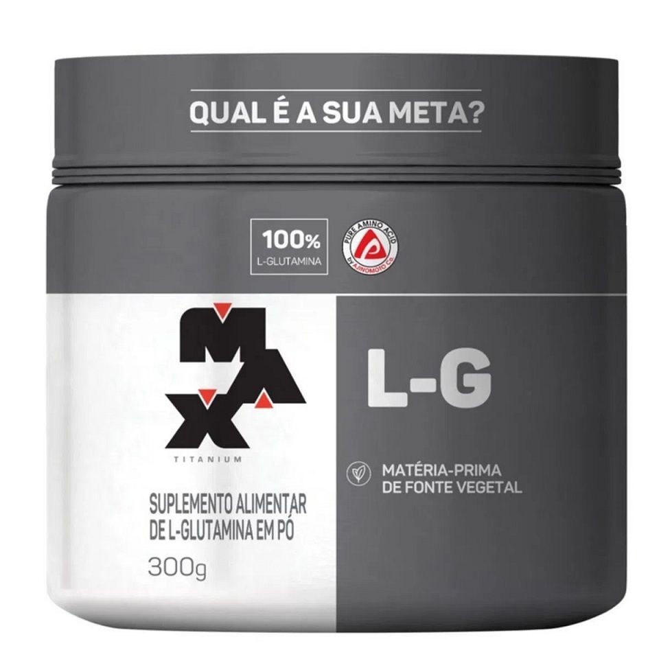 L Glutamina 300g Único Max Titanium Max Titanium