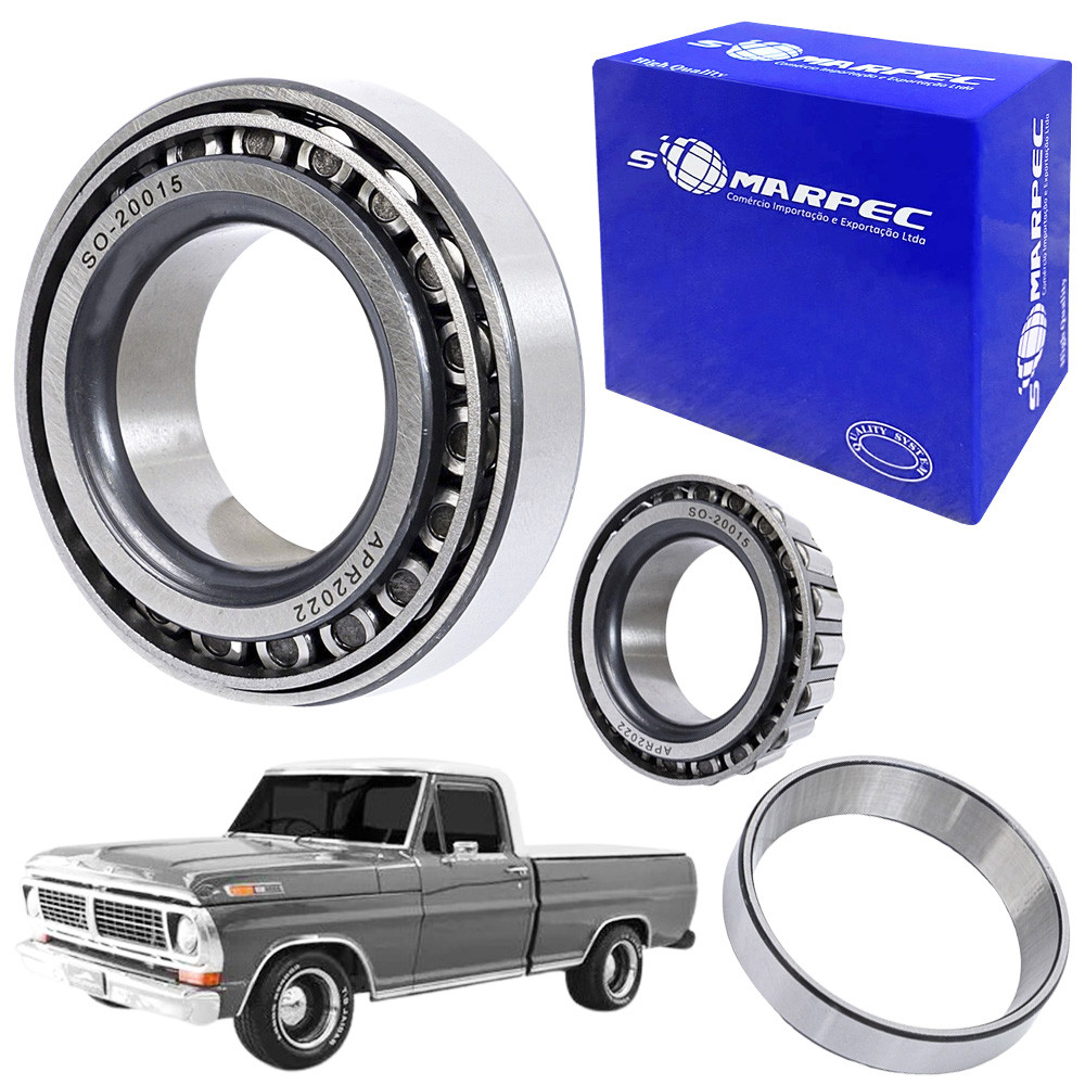 Rolamento De Roda Dianteiro Interno Ford F150 4X2 F100 1976 1977 1978 1979 1980 1981 1982 83 A 1986