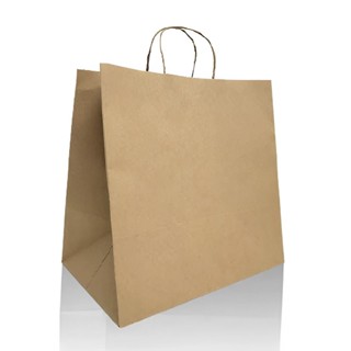 Kit 100 Sacolas Grande G Papel Kraft Liso Menor Preço Larga em Oferta na Shopee