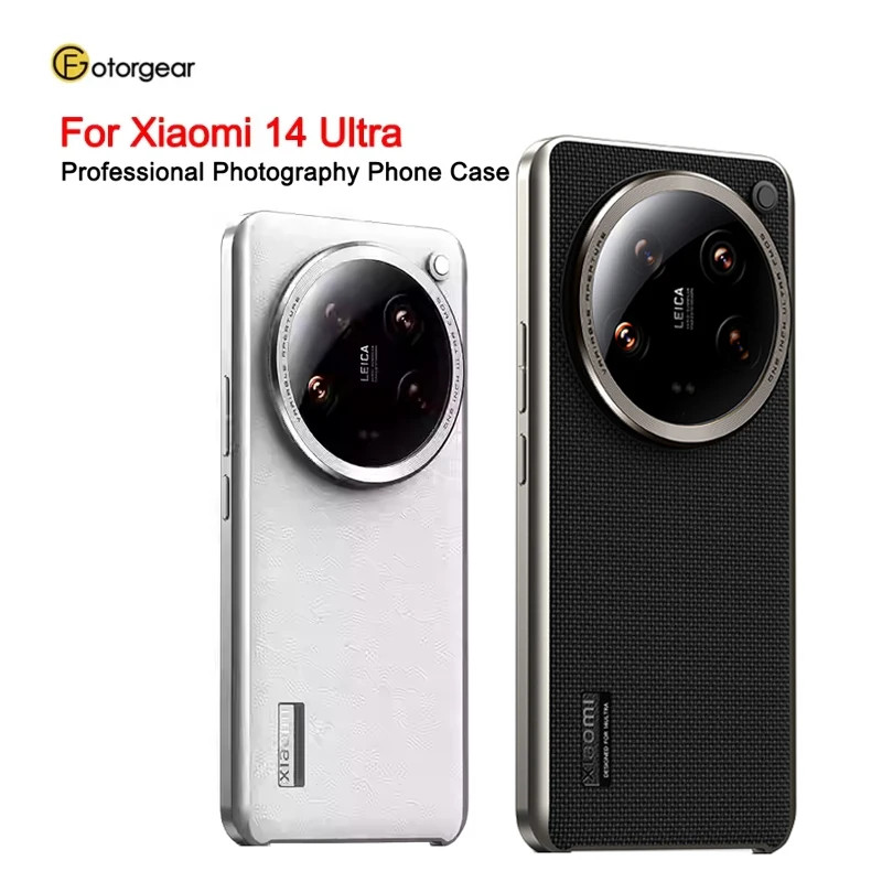 Fotorgear Capa De Telefone Para Fotografia Profissional , Xiaomi 14 Ultra T , Montagem De Lente , Compatível Com Anel Ad