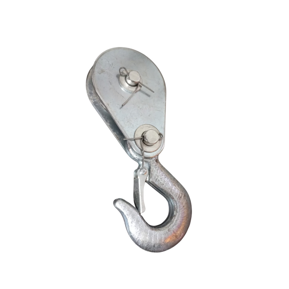 Gancho e polia moitão para talha Cap. 100/200kg Intech Vulcan Motomil Csm Vonder Menegotti
