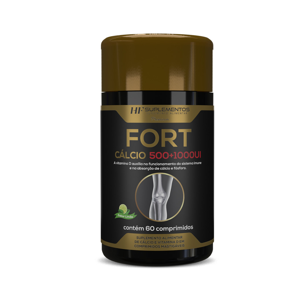 FORT CALCIO 500+1000UI HF SUPLEMENTS PREMIUM 60 COMPS