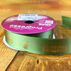 1~4 FITA DE CETIM 22 MM,COM 10 METROS DE FITA - PÁSCOA - FITAS PROGRESSO ( COR 1107) (CHOCO)