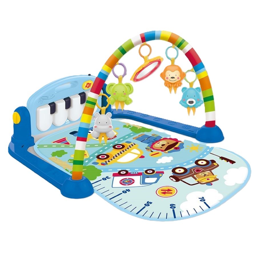 Tapete de Atividade Musical Piano Interativo Automoveis Wakaii