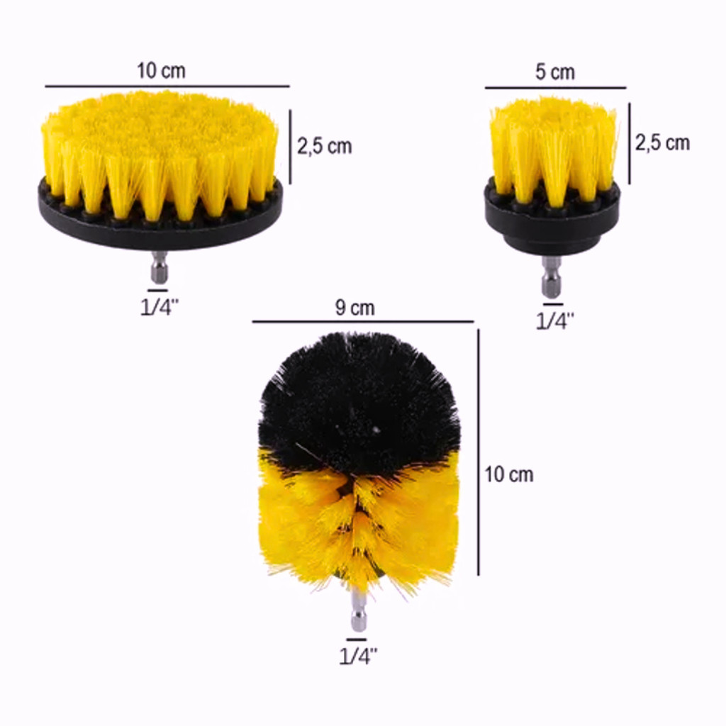 Kit Escovas De Limpeza Pesada em Oferta na Shopee