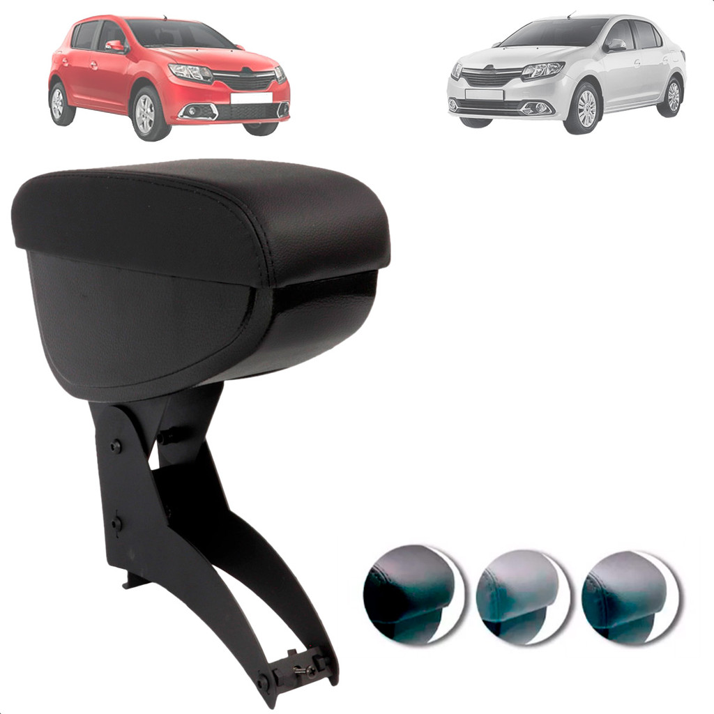 Apoio De Braço Sandero Stepway 2012 2013 À 2018 2019 2020 Couro