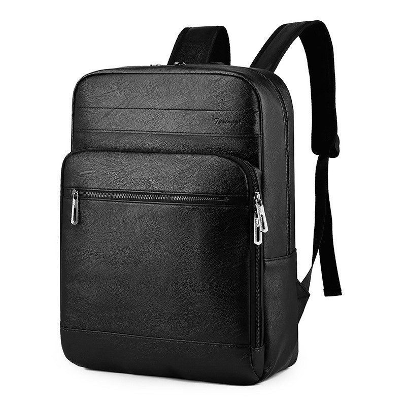 Mochila Masculina Retro Couro Do Plutônio Multifuncional Saco De Computador De Negócios Grande Capacidade Multi-Comparti em Oferta na Shopee