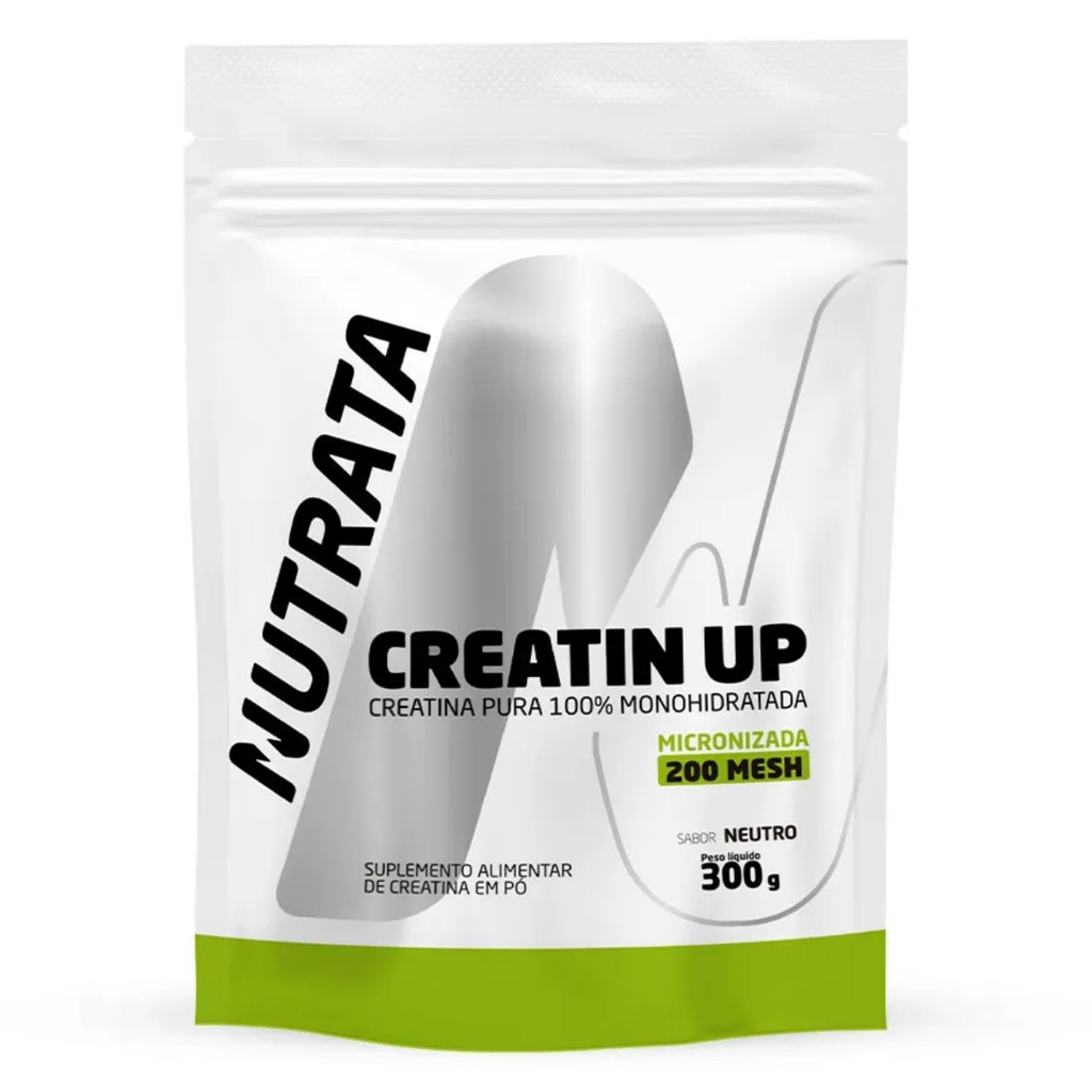 Creatina Monohidratada UP Refil 300g Nutrata em Oferta na Shopee
